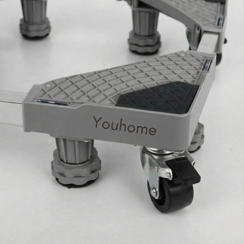 Base Soporte Lavarropa Heladera Ruedas Freno Patas Regulable Base Soporte Lavarropa Heladera Ruedas Freno Patas Regulable