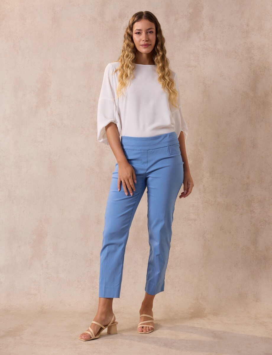 Pantalon Pull On Bls - Azul Claro 