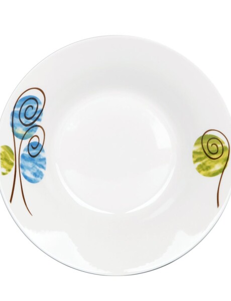 PLATO HONDO PORCELANA 20CM CIRCULOS PLATO HONDO PORCELANA 20CM CIRCULOS