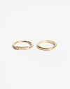 Sets Anillos Metal Set De Anillos Bañados En Oro - Dorado