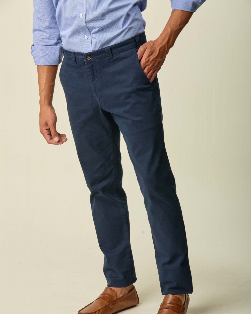 Pantalón Sport Algodon/Spandex Azul