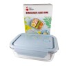 Recipiente Rectangular de Vidrio C/Trabas 1040 ML - X-BX1001 Recipiente Rectangular de Vidrio C/Trabas 1040 ML - X-BX1001