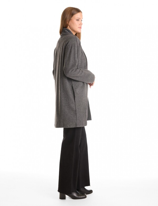 Cardigan Abierto Soft GRIS OSCURO