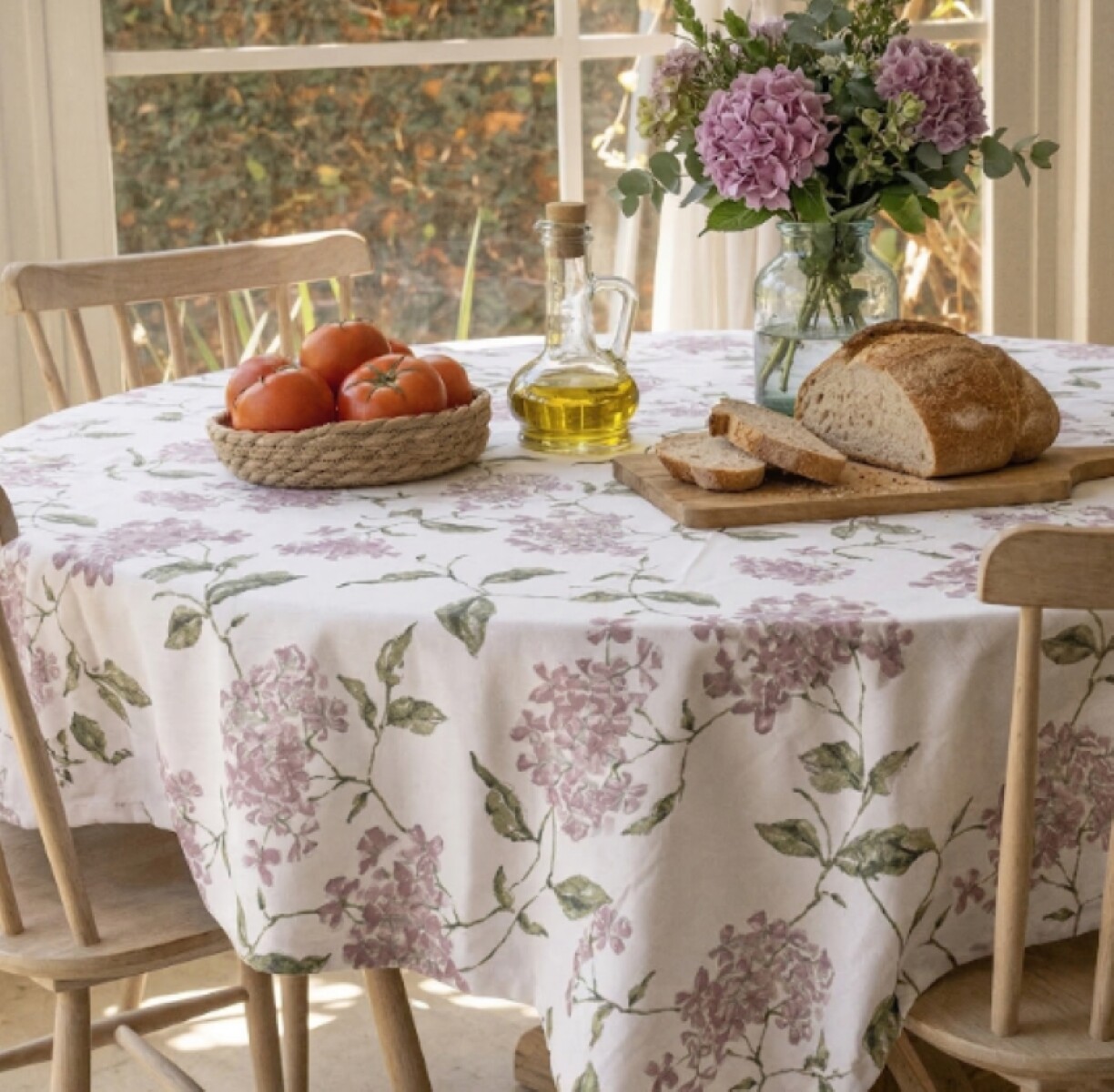 Mantel Hortensia - 220 x 220 