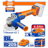 AMOLADORA 115MM A BATERIA 20V + BATERIA 4.0AH + CARGADOR WADFOW WLAP5421 AMOLADORA 115MM A BATERIA 20V + BATERIA 4.0AH + CARGADOR WADFOW WLAP5421