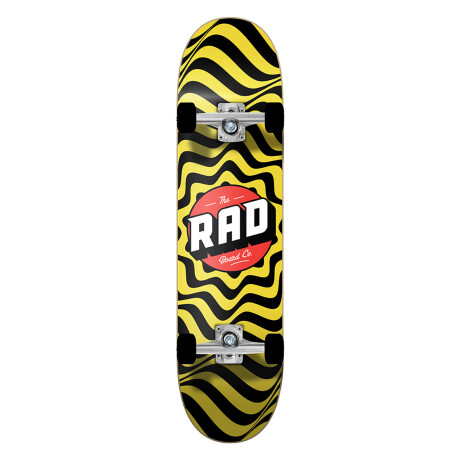 Skate Completo Rad Time Warp 7.75" - Yellow/Red Skate Completo Rad Time Warp 7.75" - Yellow/Red
