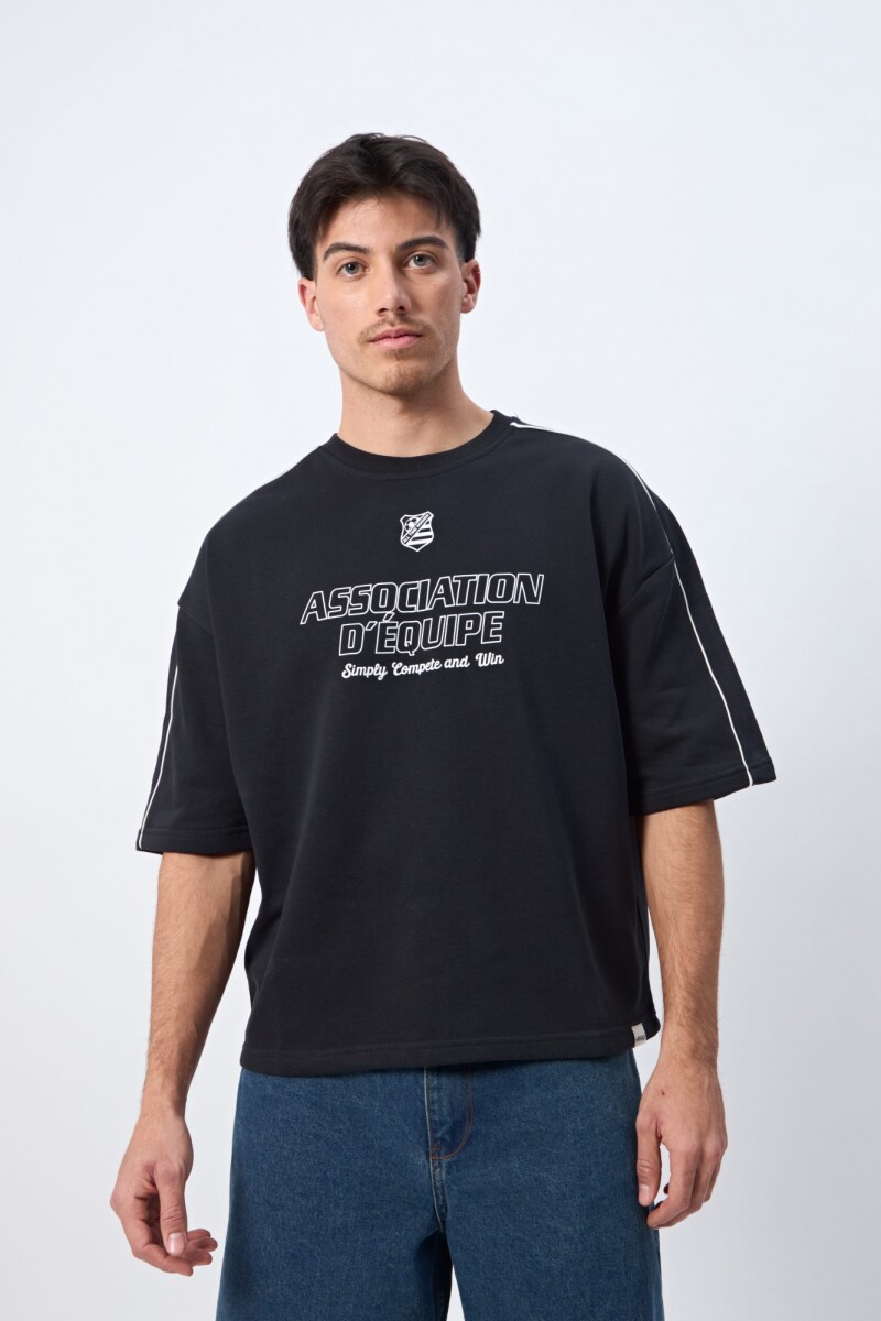 Remera Equipe - NEGRO 