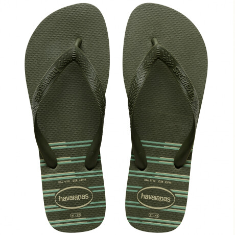 Ojota de Hombre Havaianas Top Basic Marrón Musgo