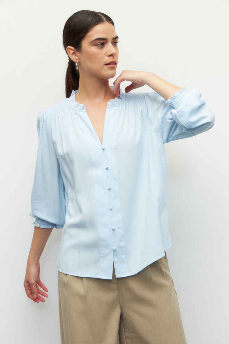 CAMISA AVOCADO Celeste Bebé