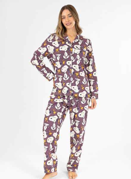 Pijama purple sn americano Lila