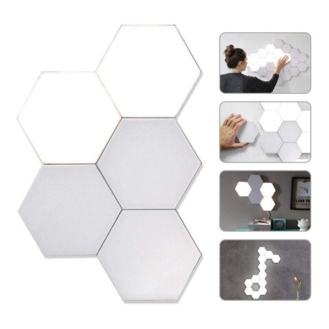 Lampara Touch Moderna Hexagonal Led Original Decoracion Hoga Lampara Touch Moderna Hexagonal Led Original Decoracion Hoga