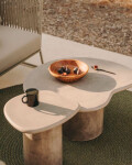 Mesa de centro Macarella de cemento 83 x 77 cm