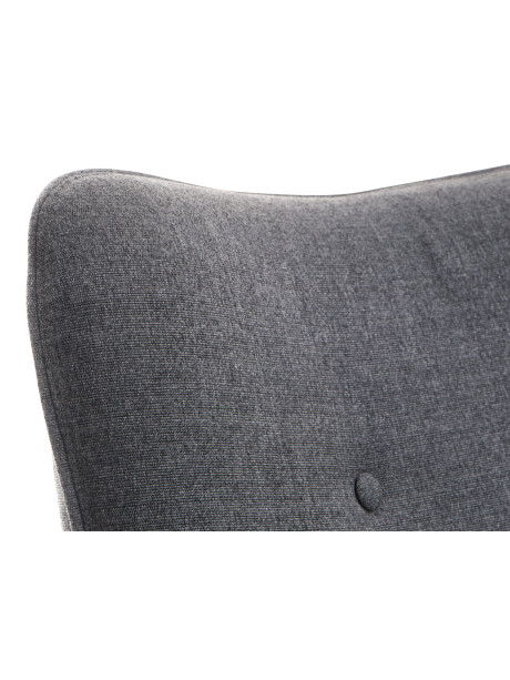 Sillón/apoya pies SKALBORG 1 cuerpo terciopelo gris Sillón/apoya pies SKALBORG 1 cuerpo terciopelo gris