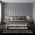 Pack X10 Wpc Simil Madera Panel Revestimiento Lambrin 2.85m Color Gris Oscuro