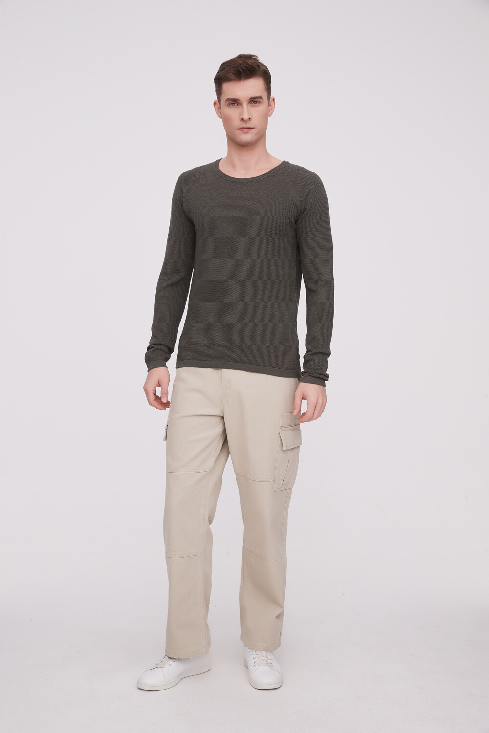 Sweater Maido Verde Oliva Oscuro