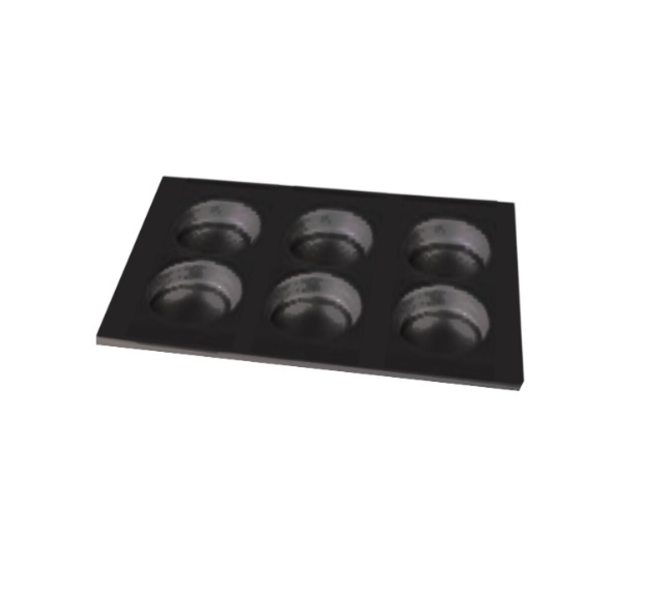 Bandeja de Aluminio Antiadherente para Huevos y Tortillas GN 1/1 