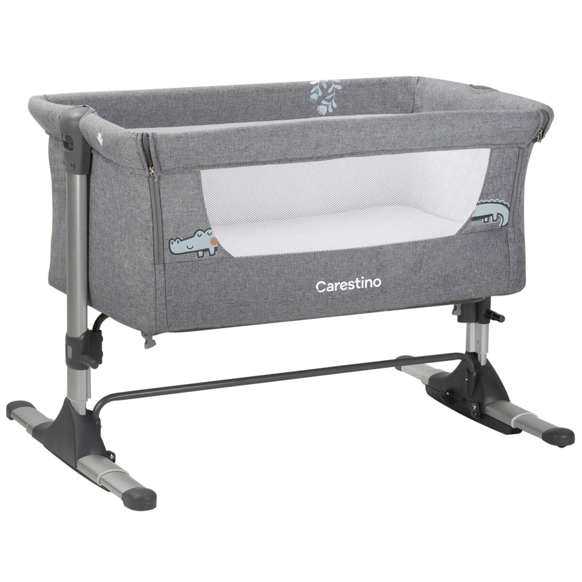 Cuna Colecho Carestino Madison con Bolso y Mosquitero - Gris 