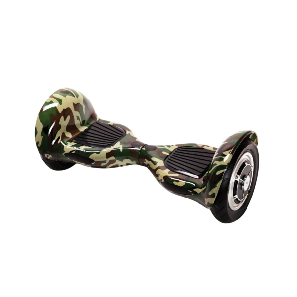 Skate Electrico Hoverboard Gogreen Musica Bt 10" Patineta Variante Diseño Camuflaje
