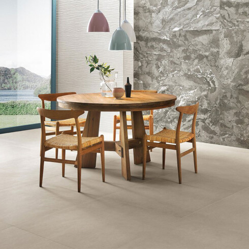 Porcelanato Gris Mate Rectificado 80X80Cm Piso Pared GAMAS DE GRIS