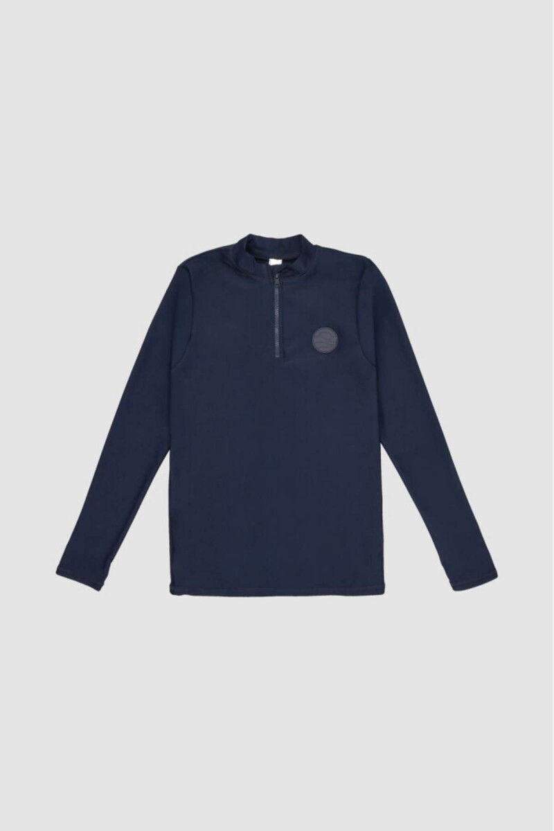 Tshirt zipper - Azul 