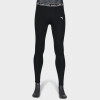 Diadora MEN TIGHT PANT - BLACK Negro-Negro