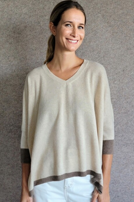 Sweater Made Arena - Tostado