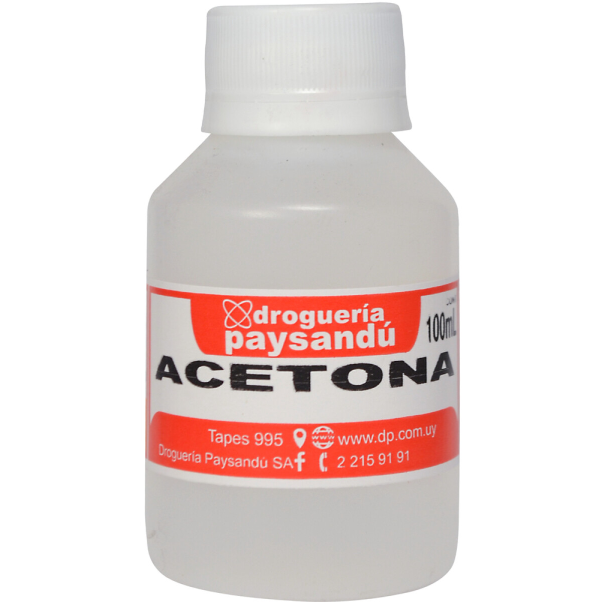 Acetona Pura - 100 mL 