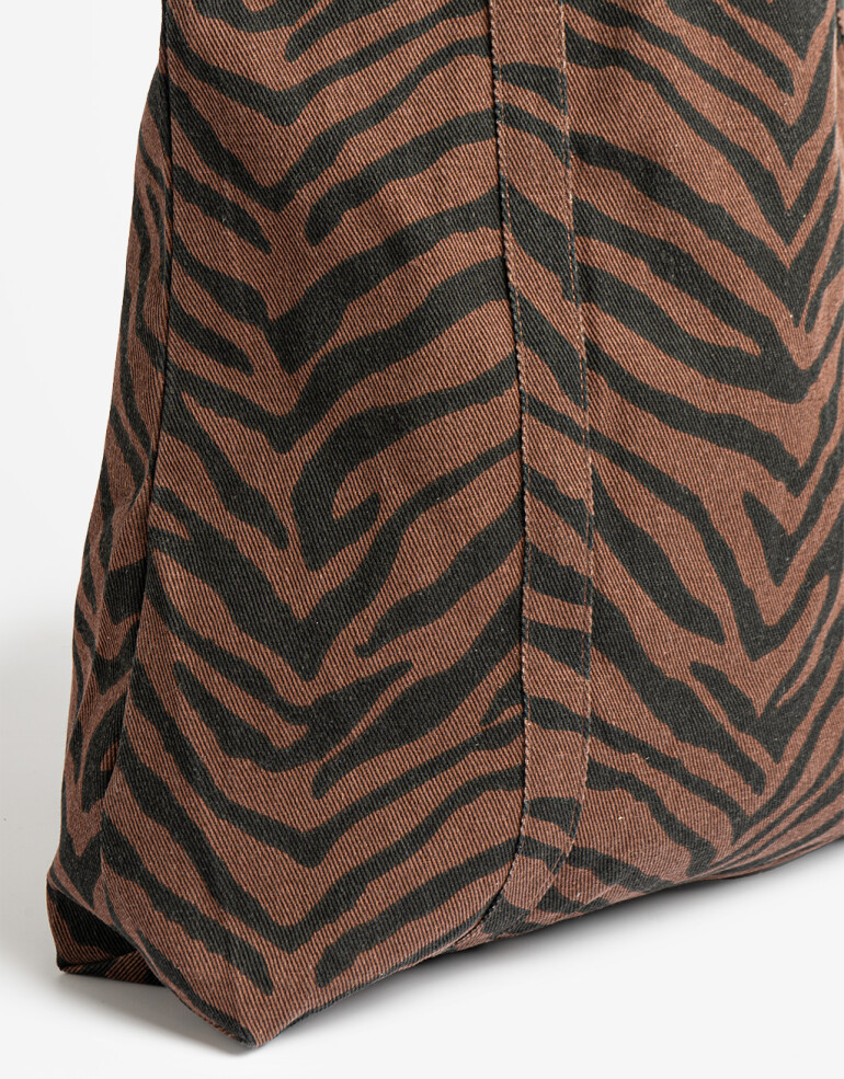 Bolsas reutilizables Tote Bag Animal Print - Combinacion Bicolor