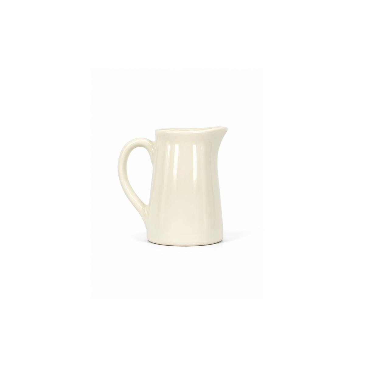 Jarra limon/cremera 40 ml porcelana blanca 