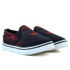 Championes DC Batman Slip On de Niños - BATCSS24001 Negro-rojo