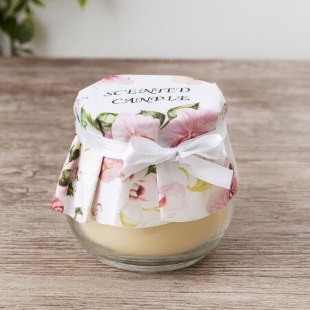 VELA AROMATICA FRASCO DE VIDRIO VELA AROMATICA FRASCO DE VIDRIO