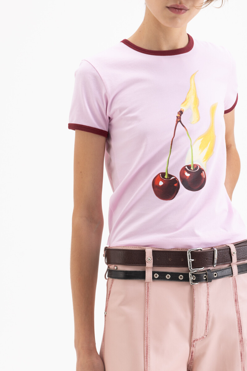 REMERA CHERRY Rosa