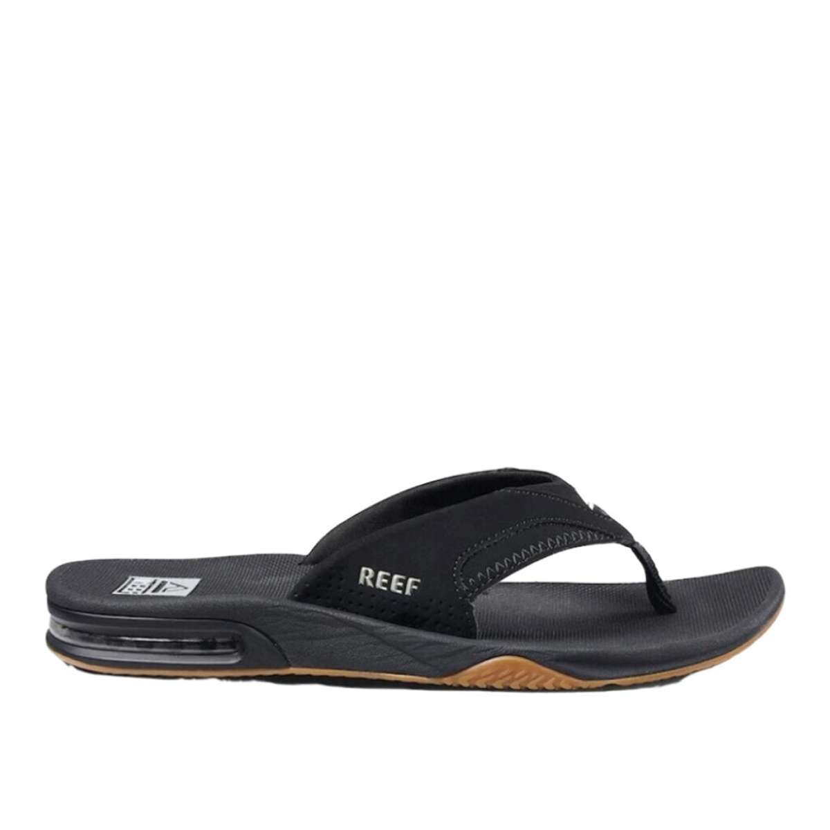 Ojotas Reef Fanning Black - Negro 