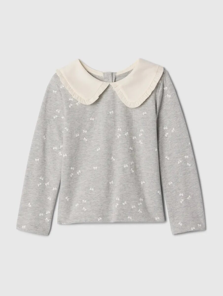 Remera Con Cuellito Toddler Niña - Bc15 