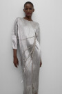 VESTIDO CRINKLE Plata