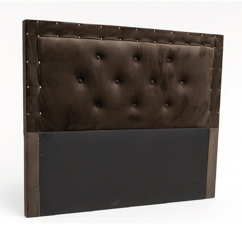 Respaldo De Sommier Ltc Relleno Con Guata Forrado En Suede Marron Respaldo De Sommier Ltc Relleno Con Guata Forrado En Suede Marron