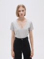 Remera Ursa Gris Melange