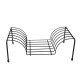 Soporte vertical para platos NEGRO