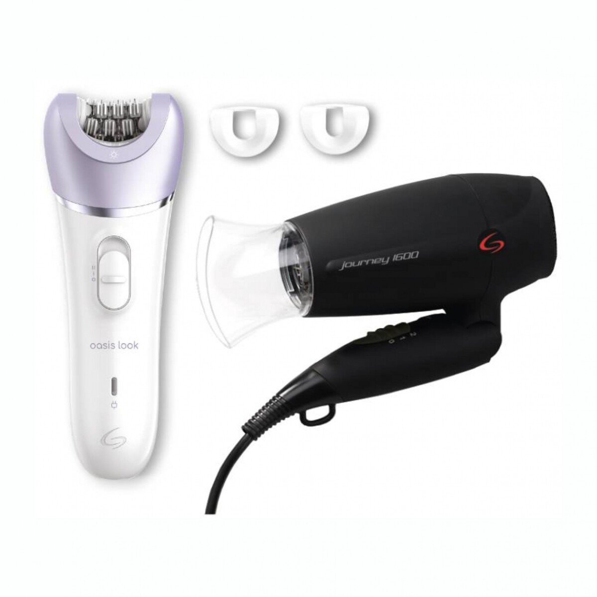 Combo GAMA Secador Journey Travel + Depiladora Inalámbrica Oasis Look 