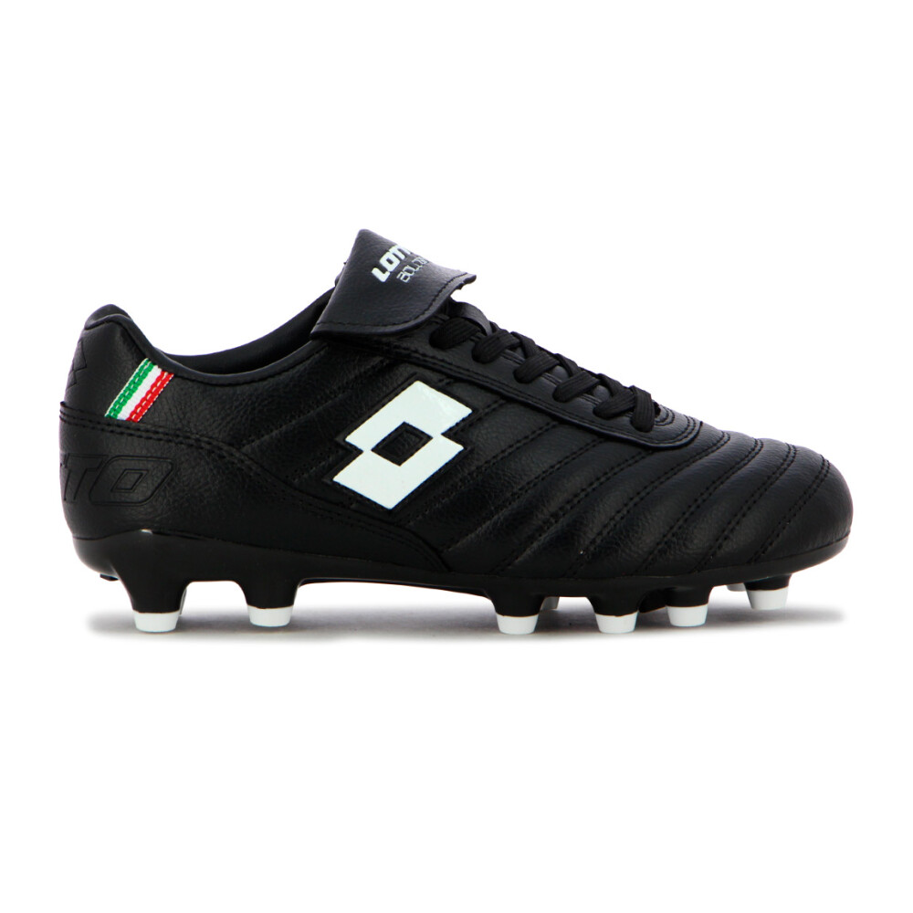 Lotto BOLOGNA Futbol cancha MD Teen - Negro/Blanco Negro-Blanco