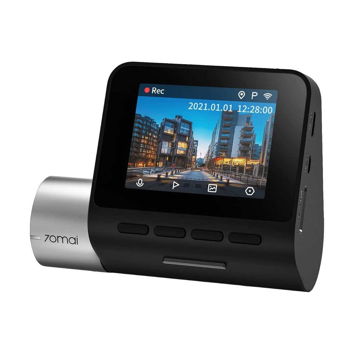 Cámara para Auto Dash Cam Plus+ C/ Wi-Fi + GPS - Black 