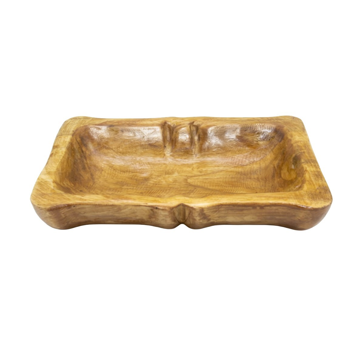 BANDEJA MADERA BEIGE 38X23CM 