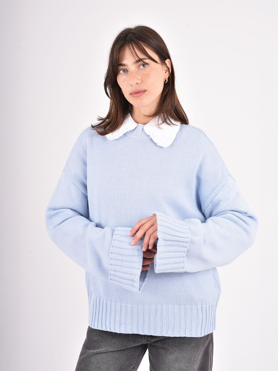 BUZO PAULINA - AZUL CLARO 