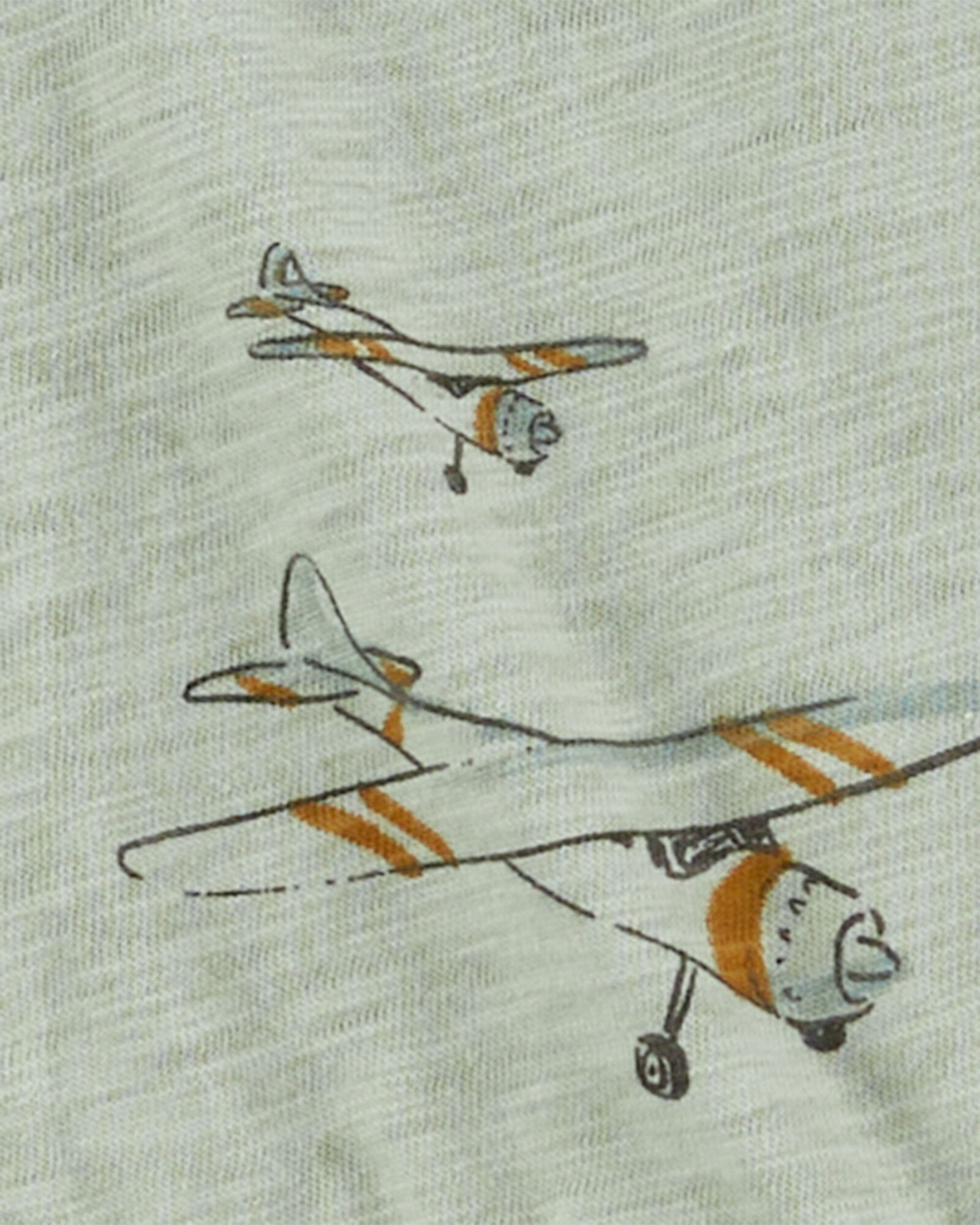Set tres piezas de algodón, campera, pantalón y body, diseño aviones Set tres piezas de algodón, campera, pantalón y body, diseño aviones
