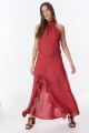 Vestido Lirio Bordeaux