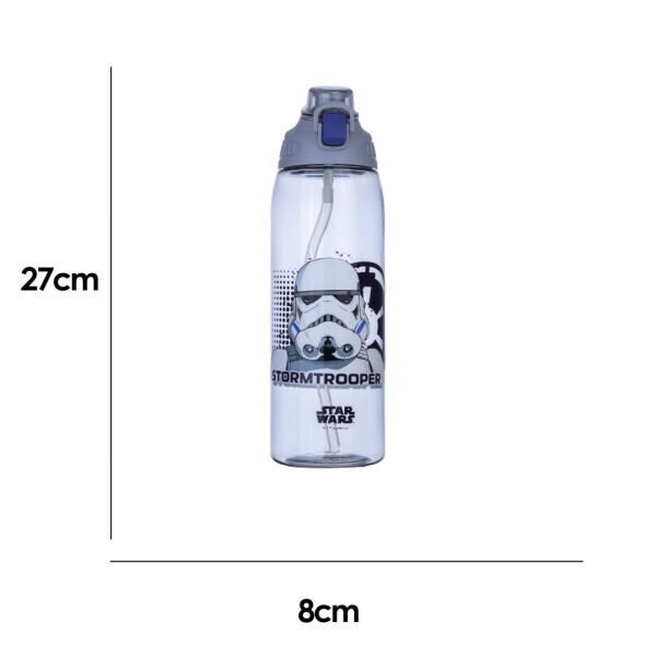 Botella plástica Star Wars 1lt blanco