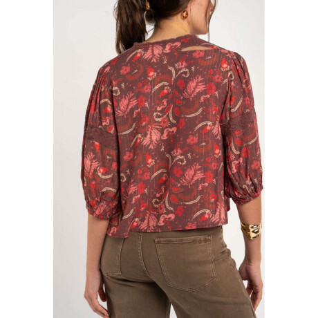 Blusa Estampada Manga Larga Print