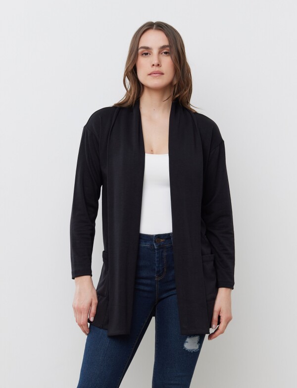 Cardigan Comfy NEGRO