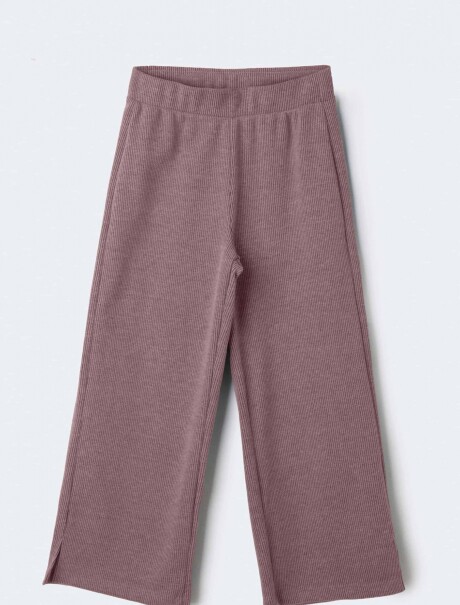 PANTALÓN INFANTIL ACANALADO ROSADO