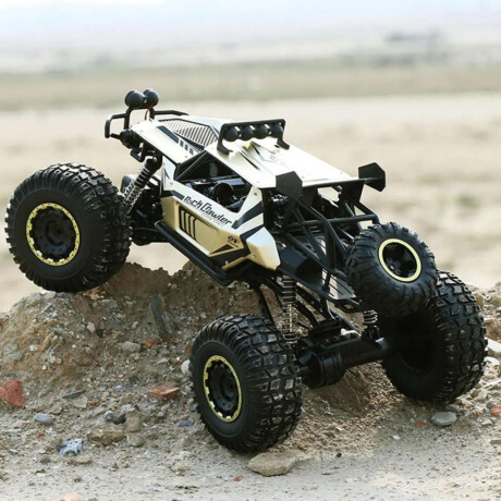 Auto todo terreno 4x4 a control remoto para niños Dorado